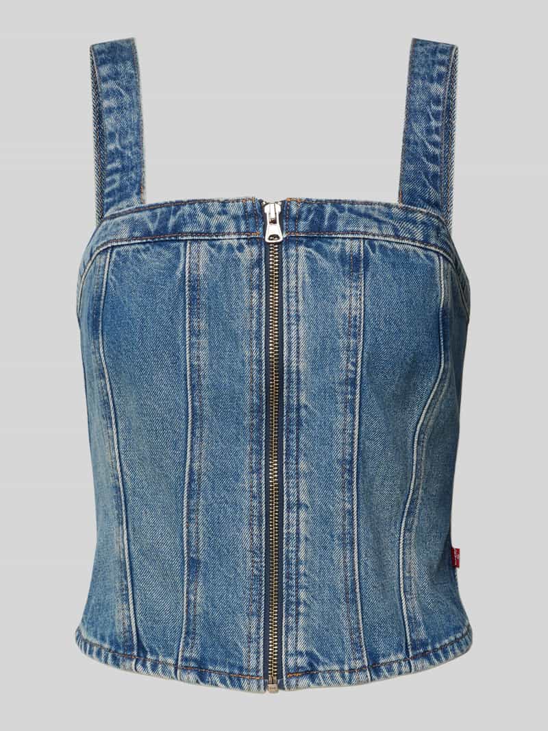 Levi's Jeansbustier met deelbare ritssluiting