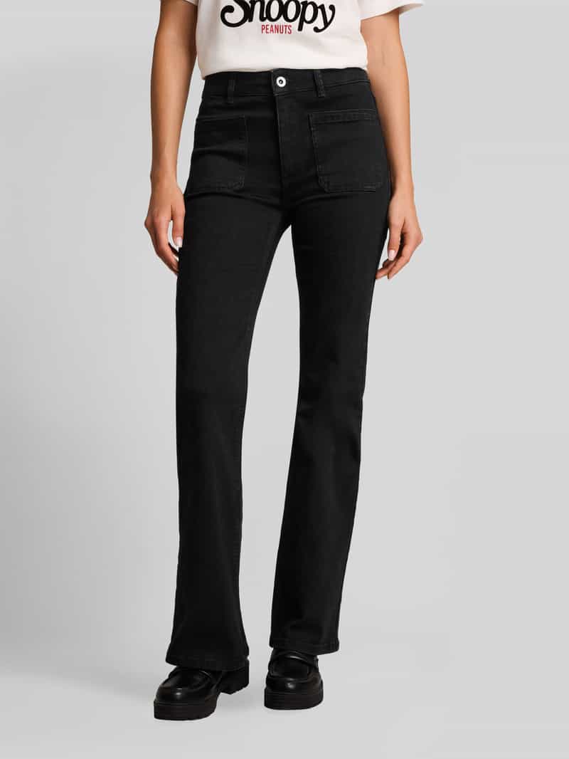 Tom Tailor High waist bootcut-jeans met voorzakken