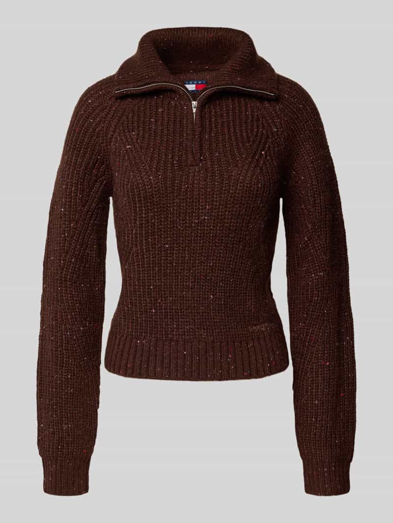 Tommy Jeans Regular fit schipperstrui met wol model 'NEP'
