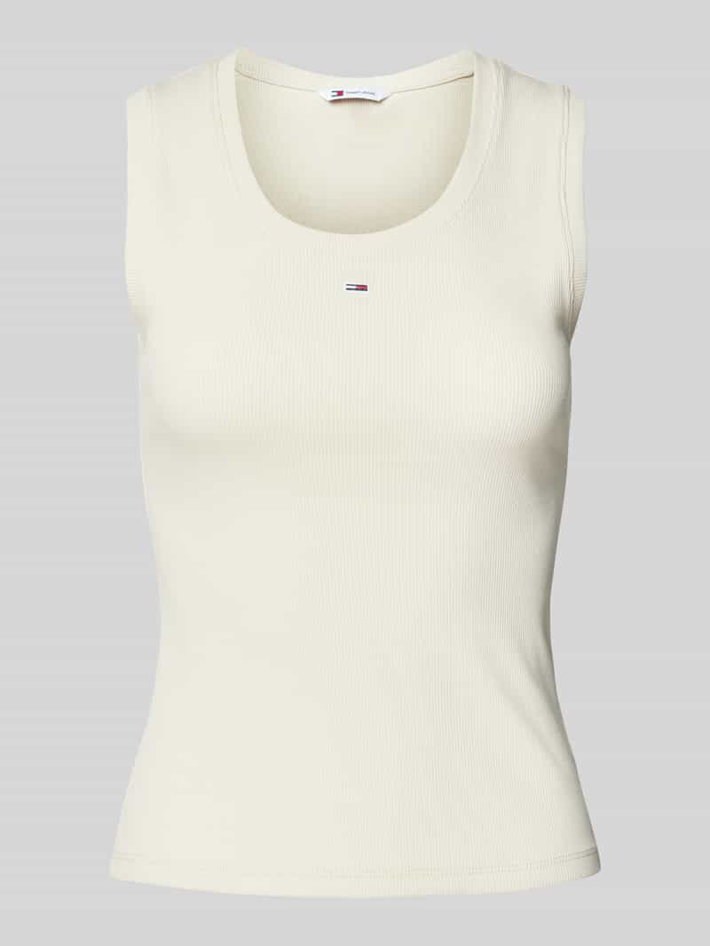 Tommy Jeans Tanktop met boothals model 'ESSENTIALS'