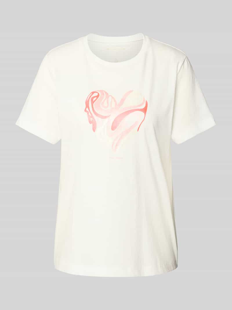 Tom Tailor Regular fit T-shirt van puur katoen