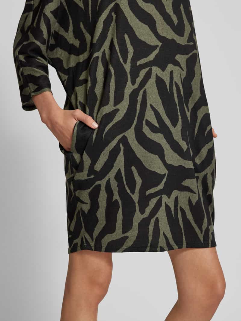 Apricot Mini-jurk met opstaande kraag