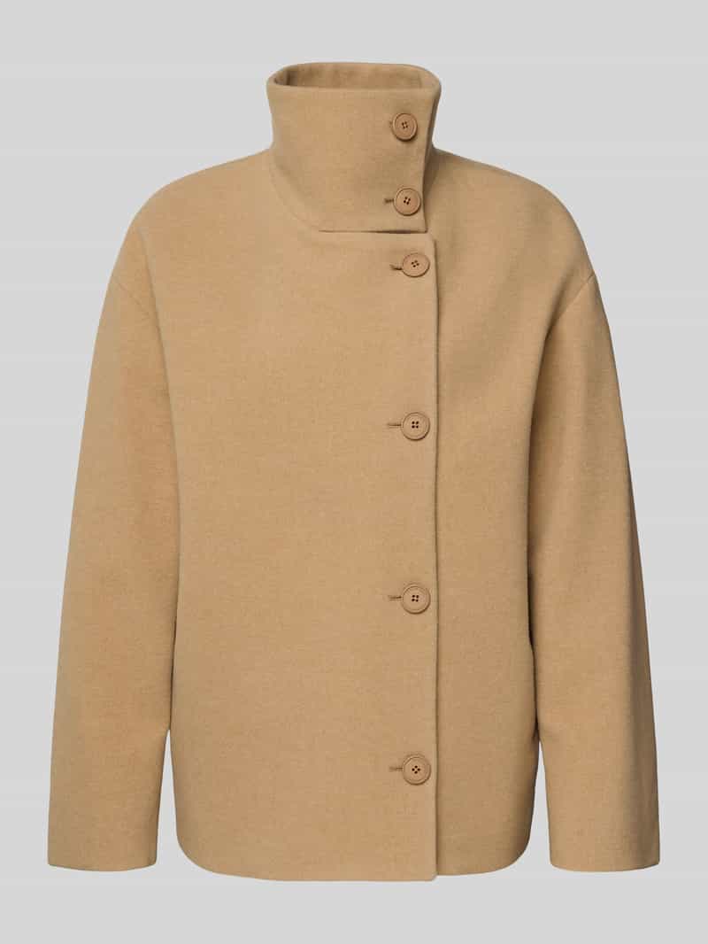 ARMEDANGELS Loose fit lange jas van wol model 'MAJELAA WOOL'