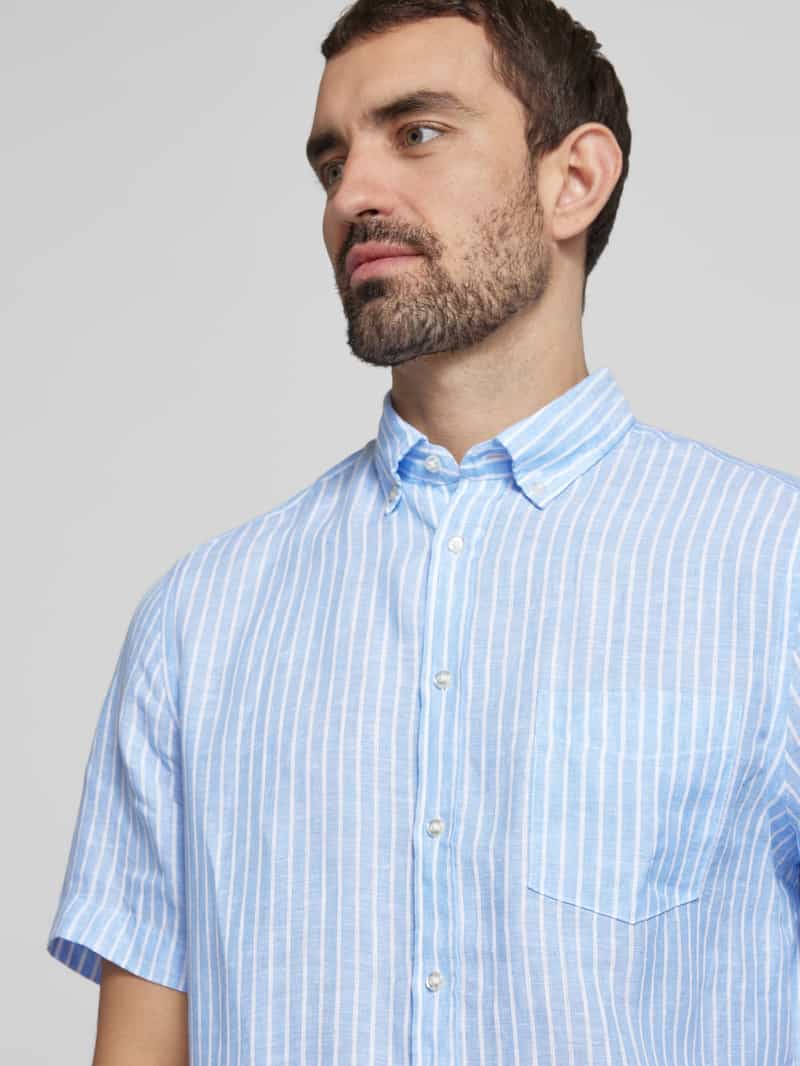 Christian Berg Men Vrijetijdsoverhemd met knoopsluiting