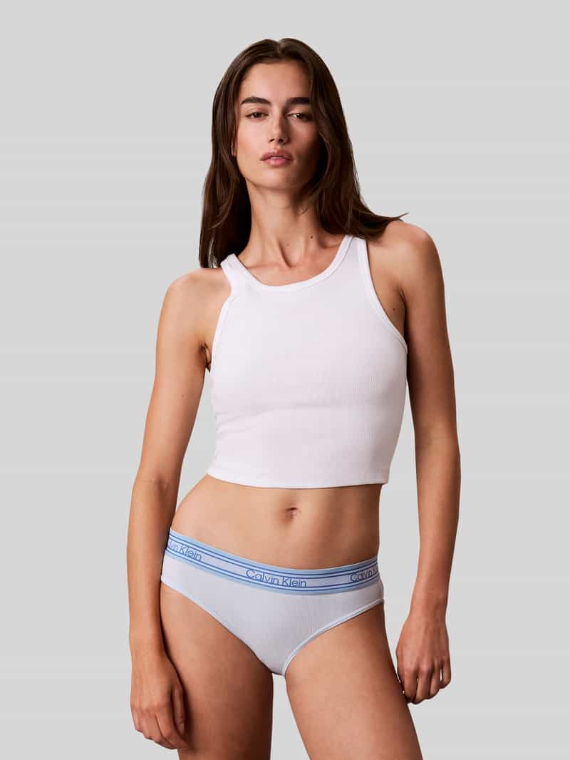 Calvin Klein Underwear Slip van mix van katoen en modal model 'RETRO'