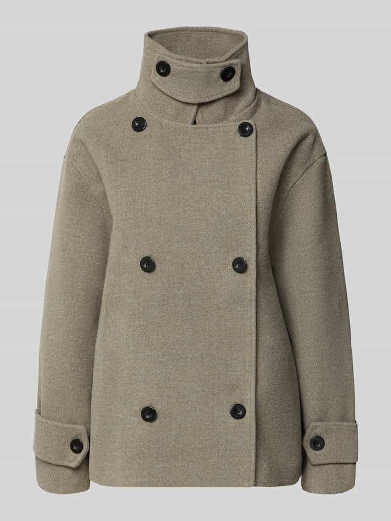 Topshop trenchcoat met hoge opstaande kraag