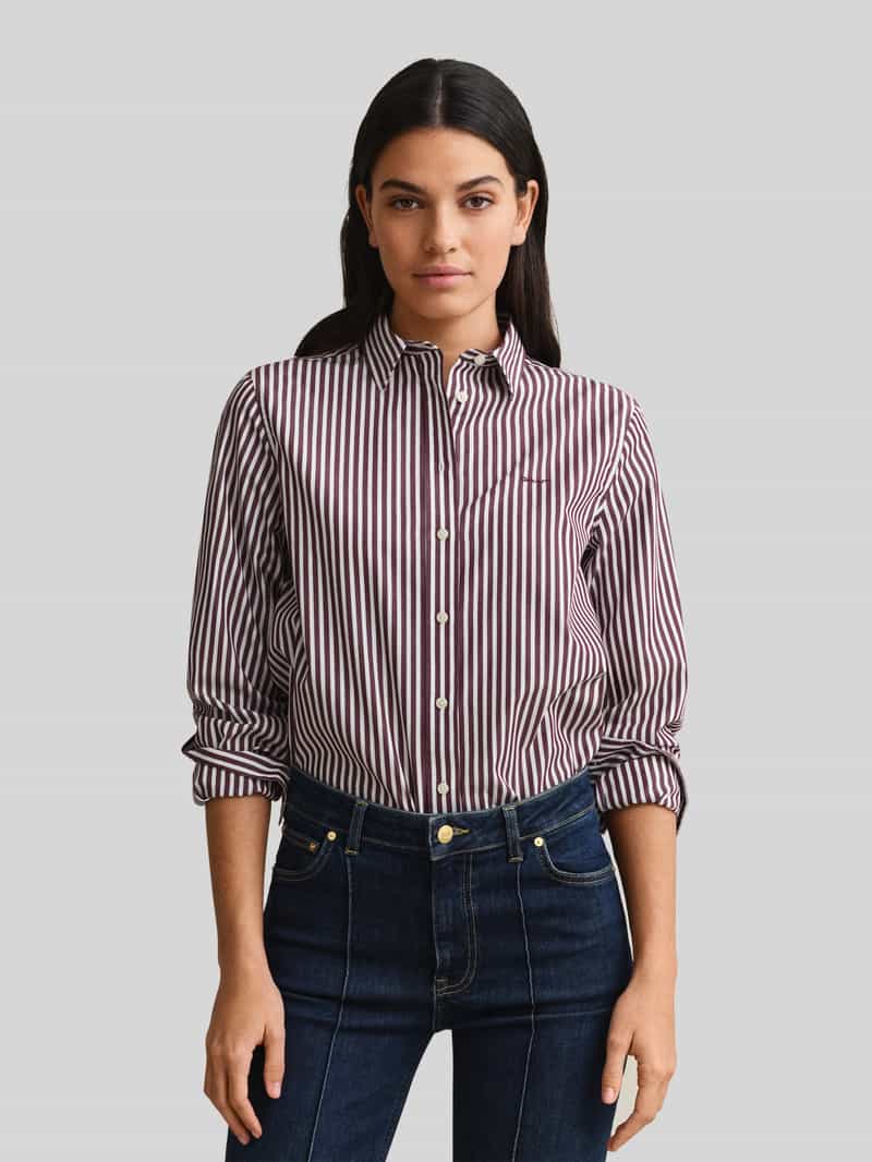Gant Regular fit overhemdblouse met gestikt logo
