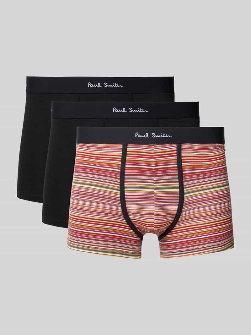 Paul Smith Boxershort met elastische band in een set van 3 stuks