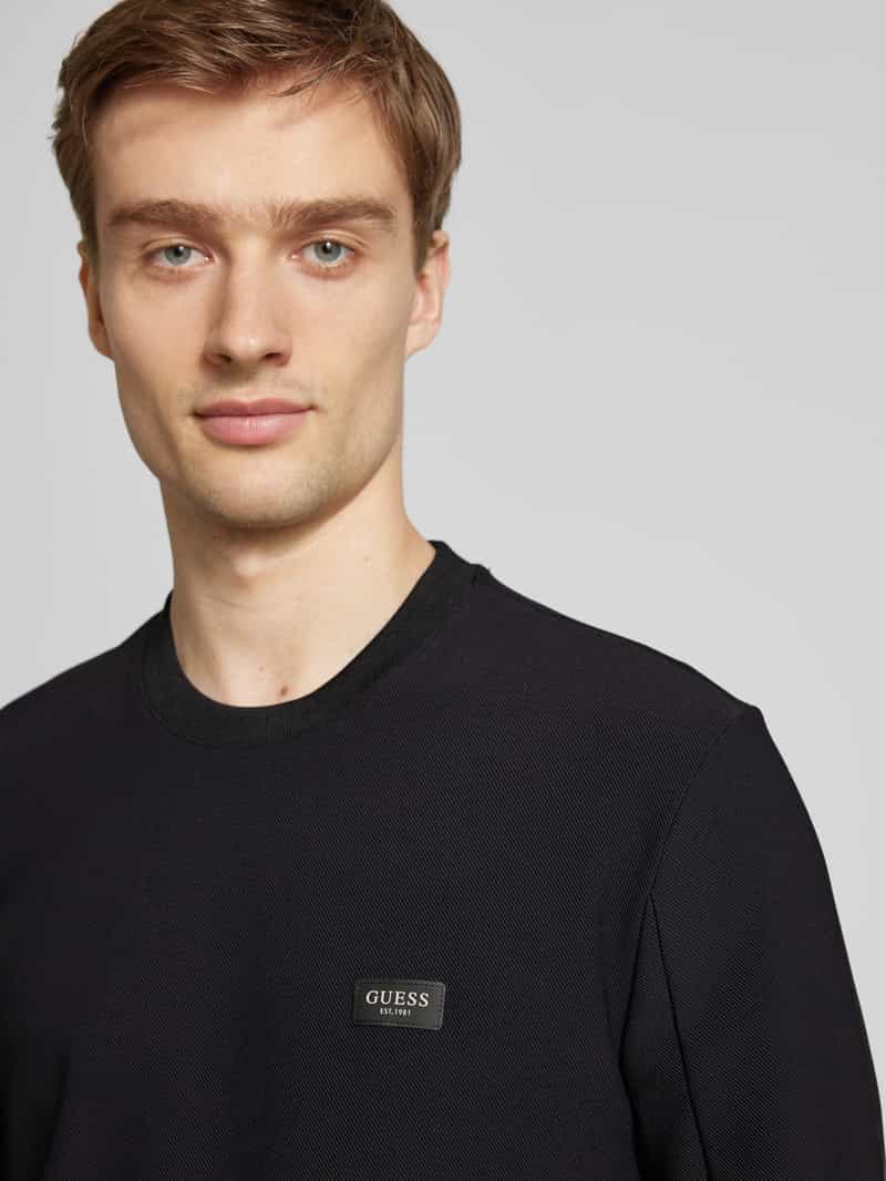 Guess Sweatshirt met labelbadge