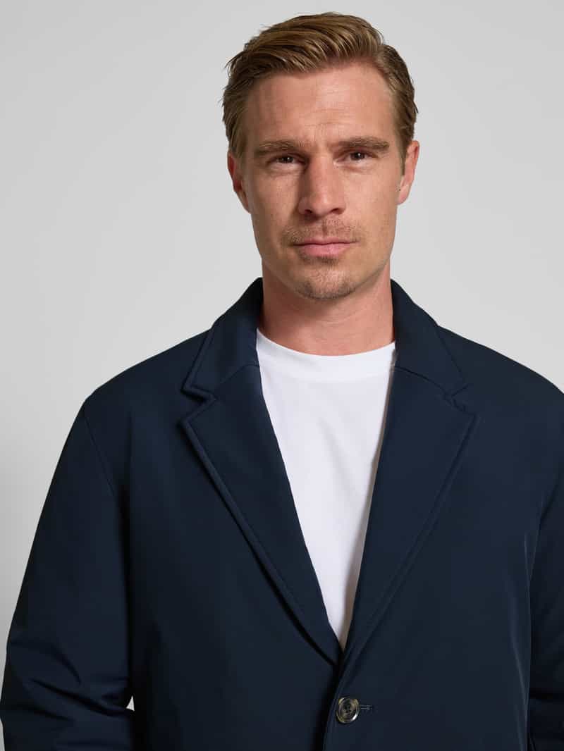 Tommy Hilfiger Regular fit lange jas met reverskraag model 'DC PADDED PERFORMANCE COA'
