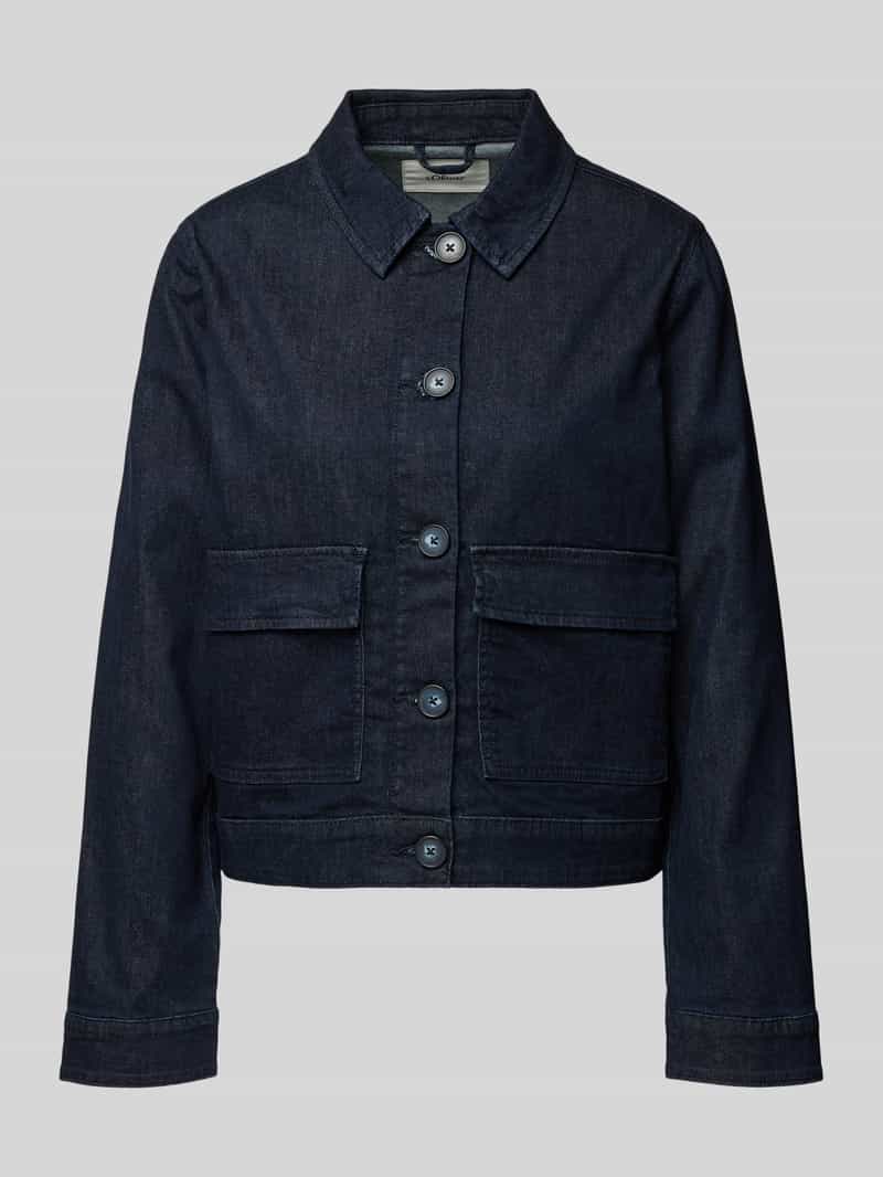 s.Oliver RED LABEL Boxy fit overhemdjack van denim