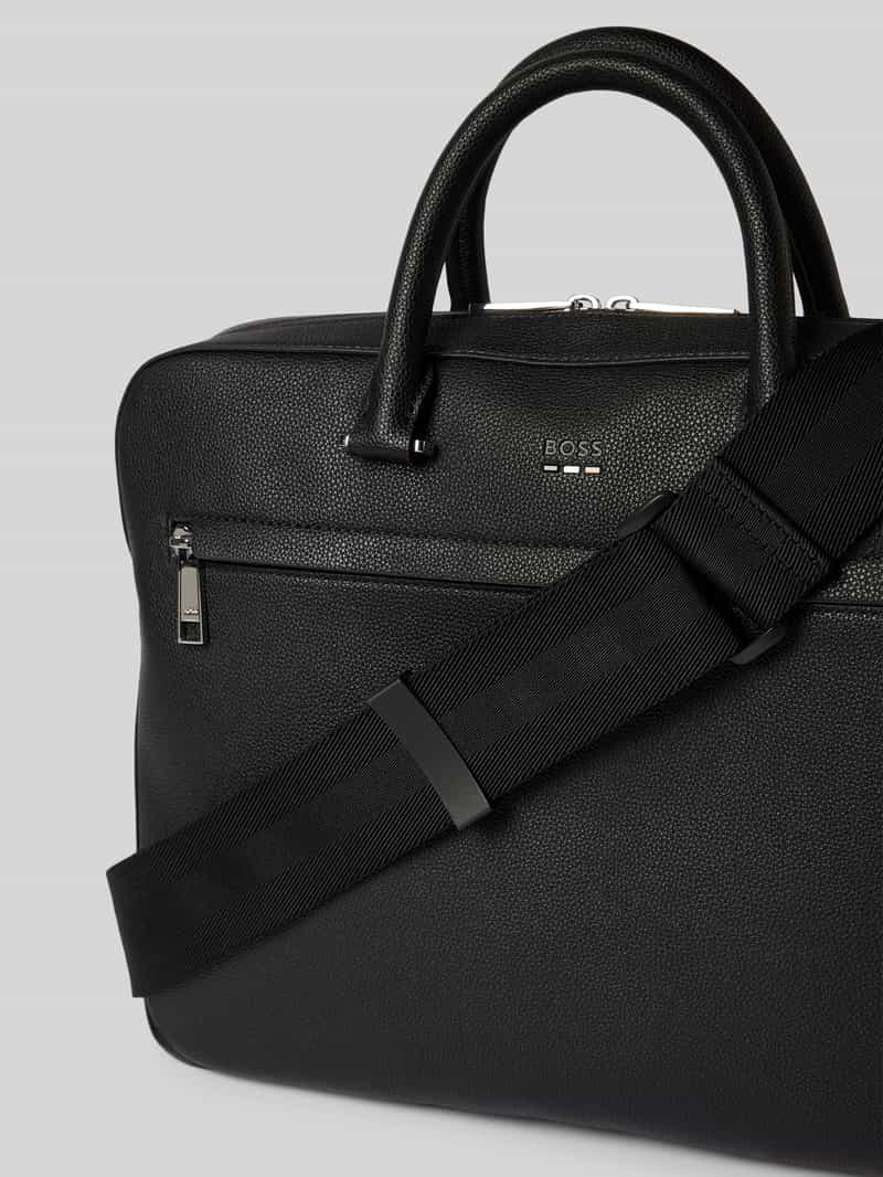 Boss Laptoptas met labeldetail model 'Ray'