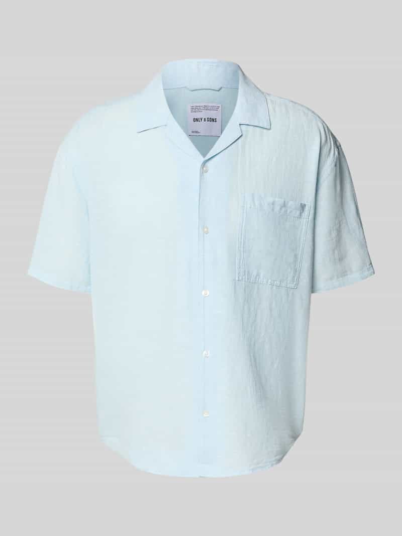 Only & Sons Relaxed fit vrijetijdsoverhemd met 1 2-mouwen model 'CAIDEN'