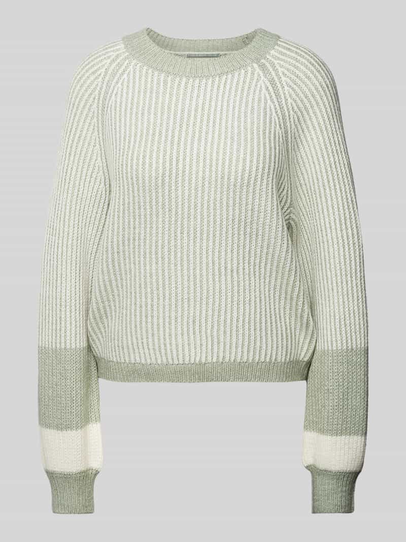 Gebreide pullover met ronde hals