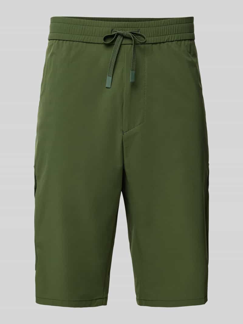 BOSS Green Bermuda met elastische band en cargozakken