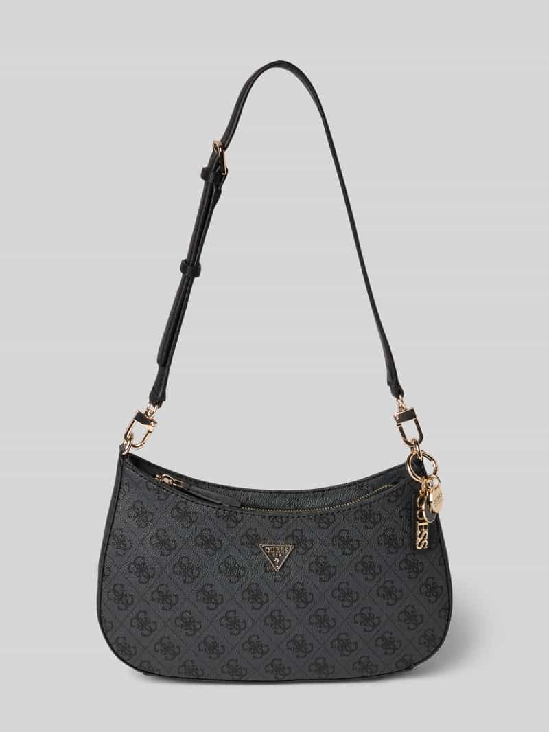 Guess Handtas met labelapplicatie en schouderband