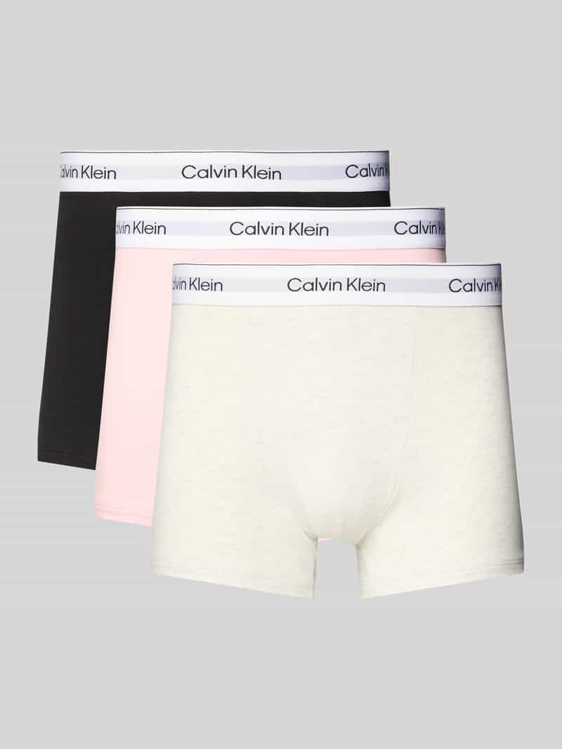Calvin Klein Underwear Boxershort met elastische band met logo in een set van 3 stuks