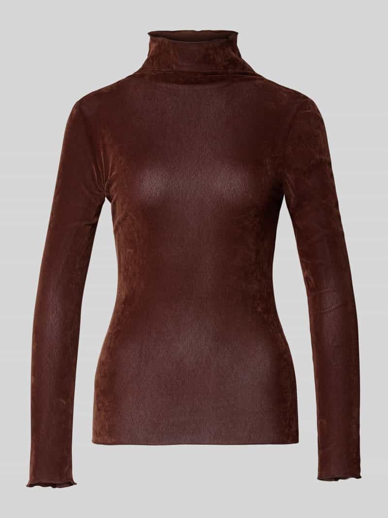 LUISA CERANO Lang shirt met opstaande kraag