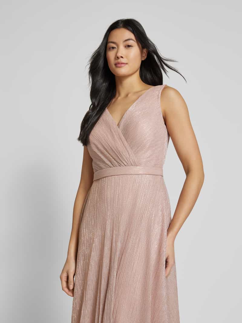TROYDEN COLLECTION Cocktailjurk in wikkellook