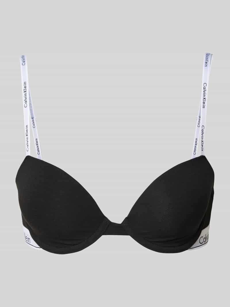 Calvin Klein Underwear Beha met spaghettibandjes met label model 'Demi'