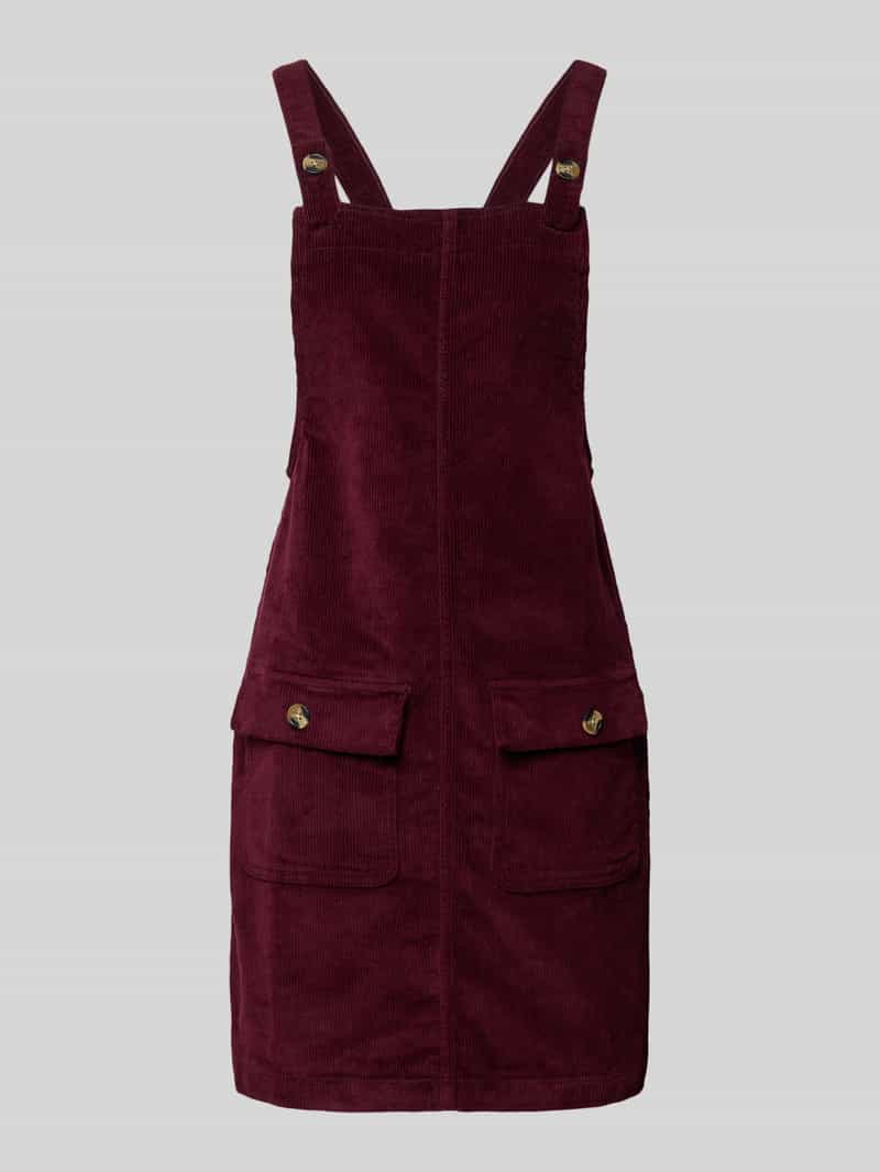 Only Licht uitlopende corduroy jurk van katoenmix model 'GLOBAL'