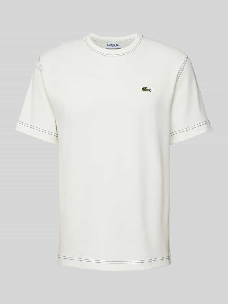 Lacoste T-shirt met labelmotief