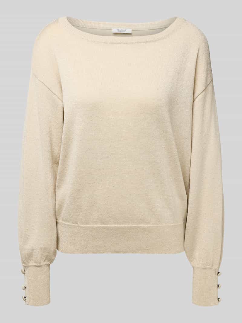b.Young Gebreide pullover met sierknopen model 'MOBBE'