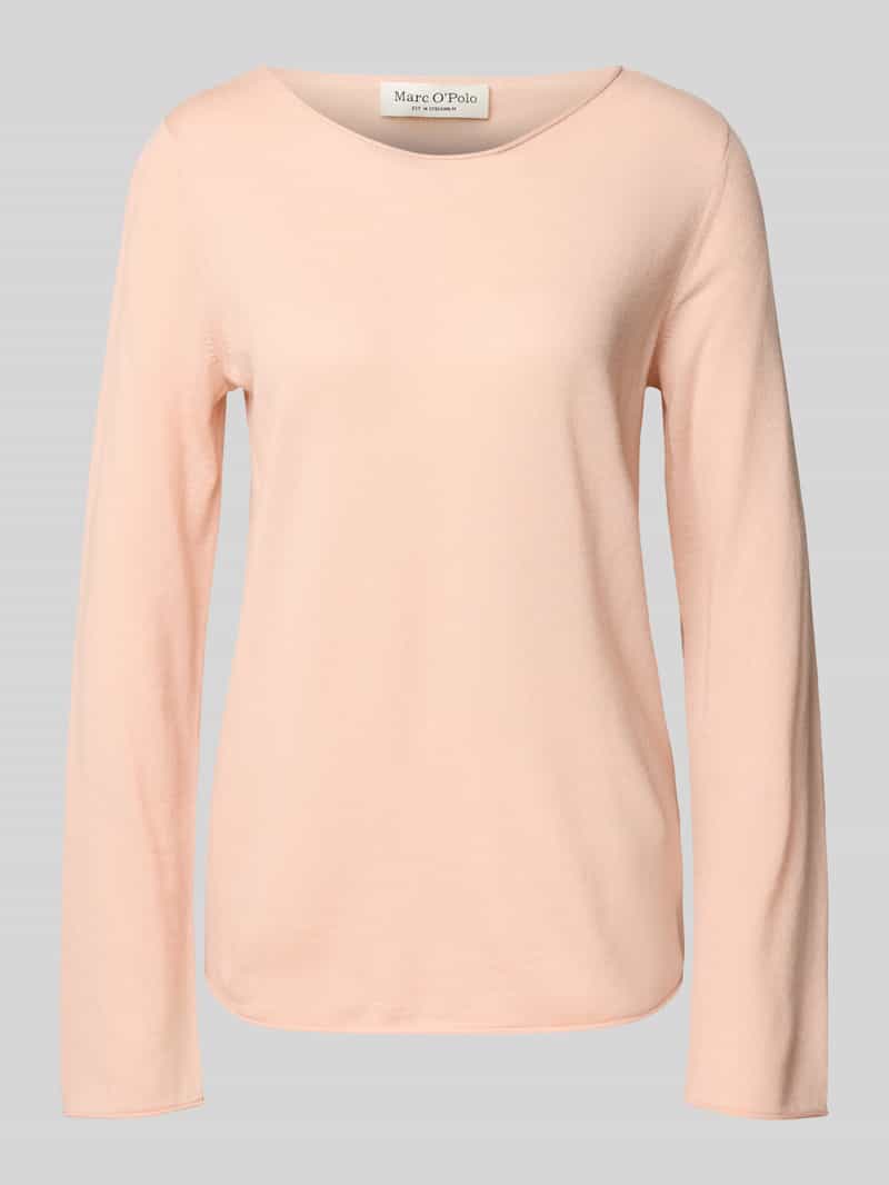 Marc O'Polo Regular fit gebreide pullover van zuivere scheerwol