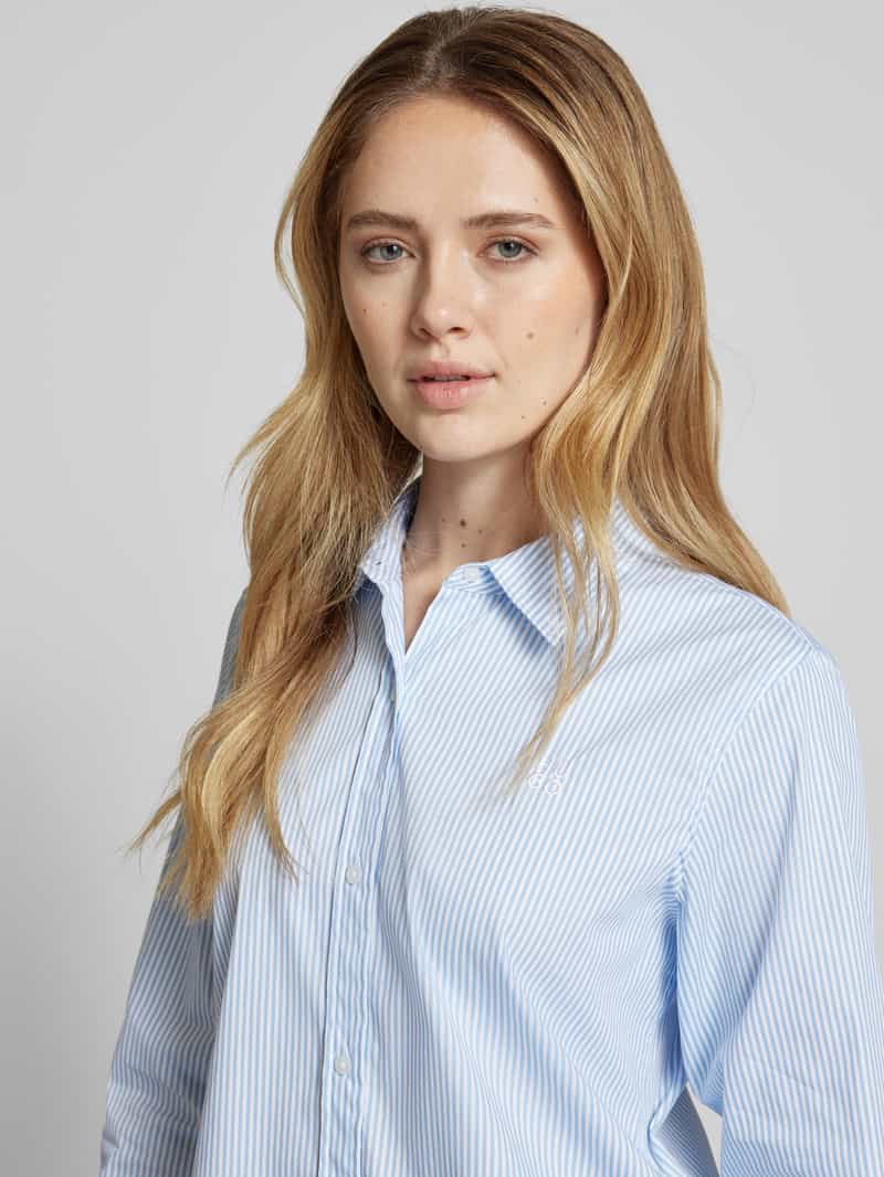 HUGO Regular fit overhemdblouse met labelstitching