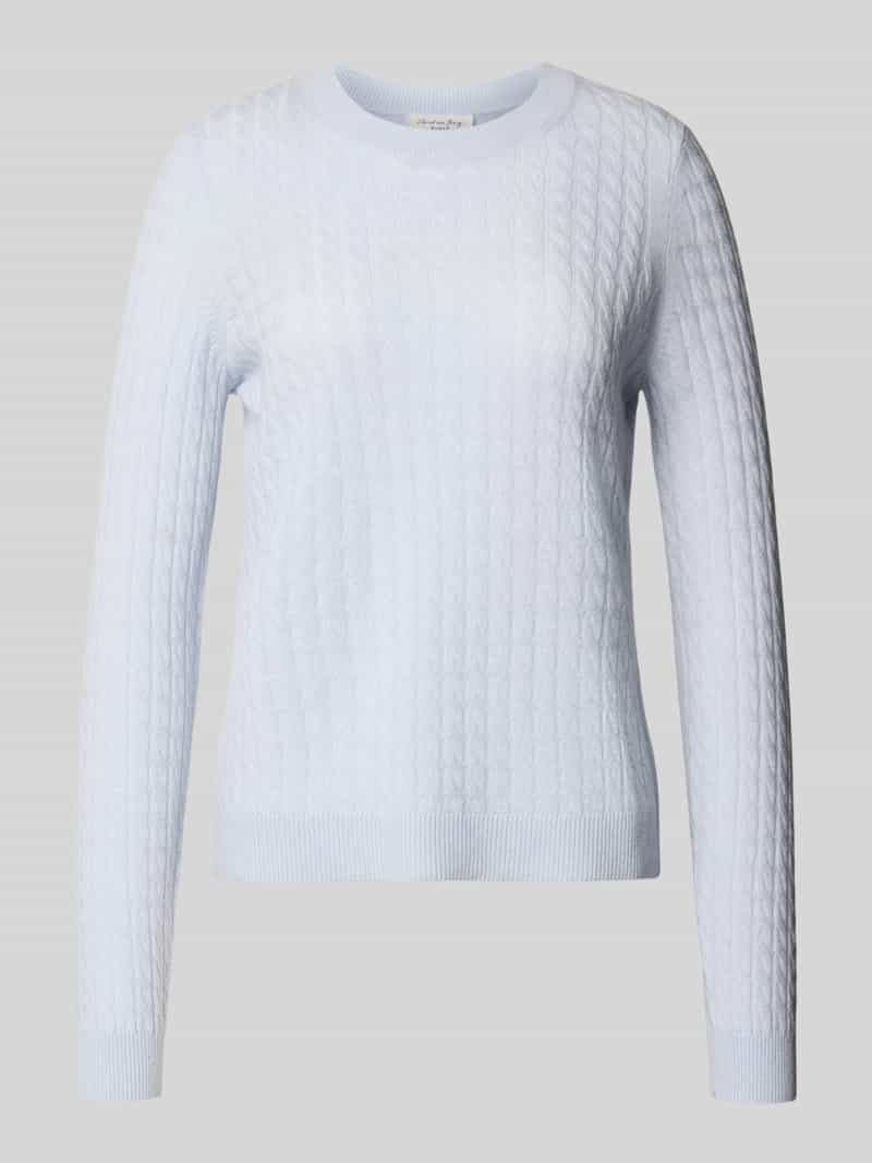 Christian Berg Woman Gebreide pullover van puur kasjmier