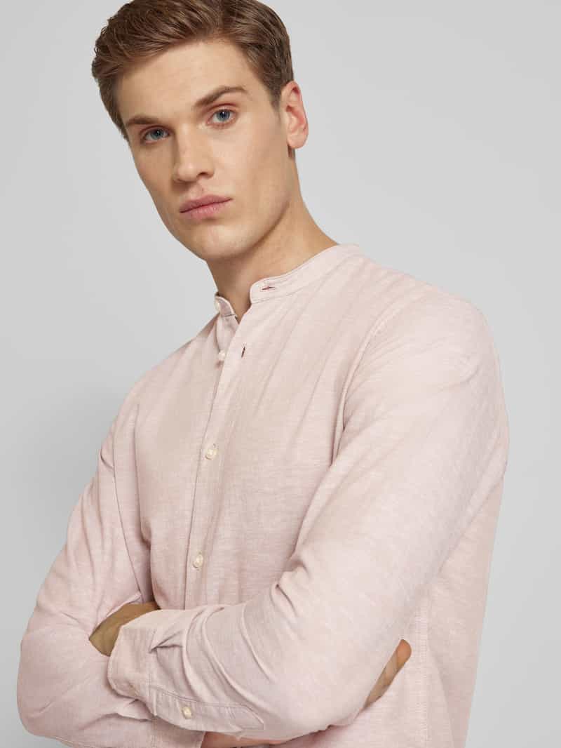 jack & jones Slim fit vrijetijdsoverhemd met linnen model 'JJEBREEZE'