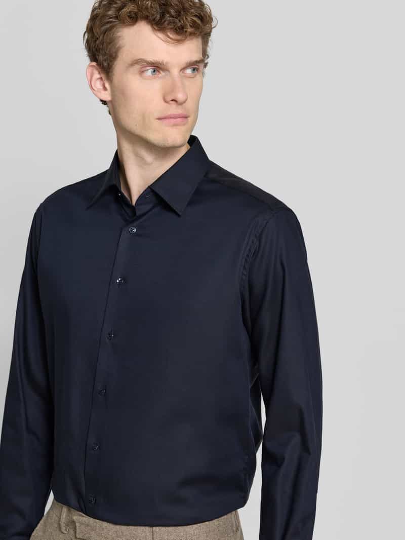Eterna Modern fit zakelijk overhemd met knoopsluiting