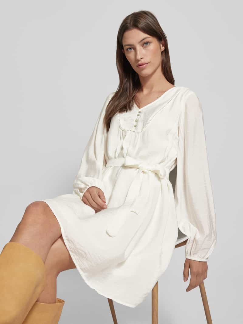 Vero Moda Mini-jurk met strikceintuur model 'MIRA'