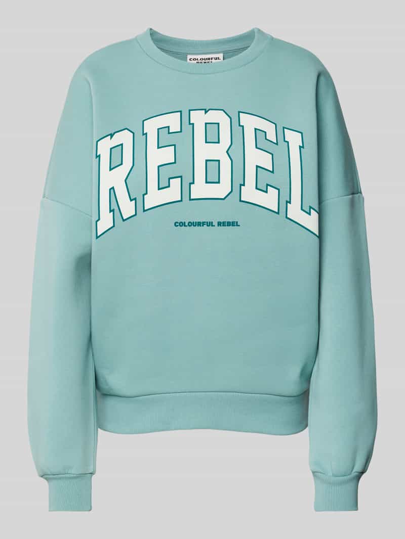 Colourful Rebel Sweatshirt met labelprint