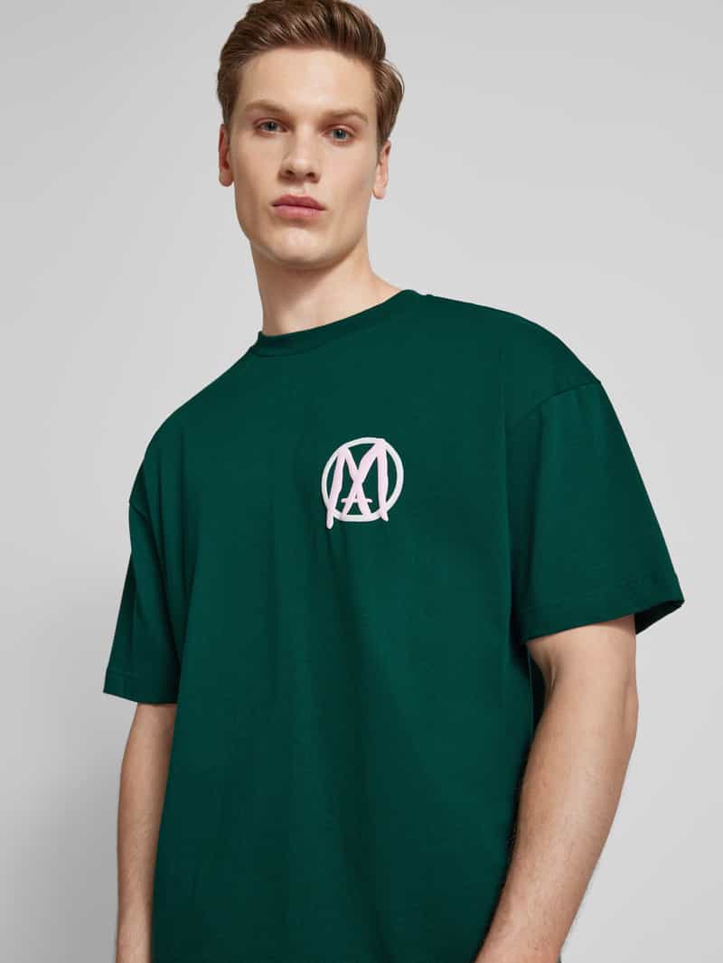 Multiply Apparel Oversized T-shirt met labelprint