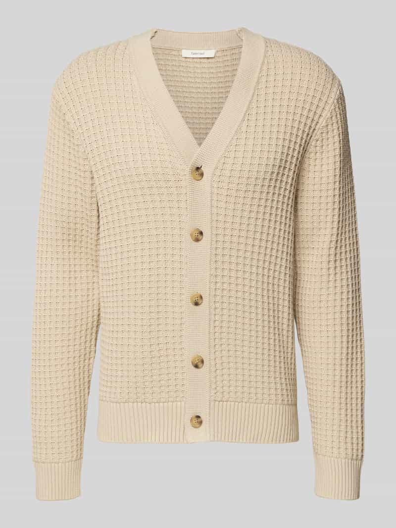 Selected Homme Regular fit gebreid jack van puur katoen model 'TOM'