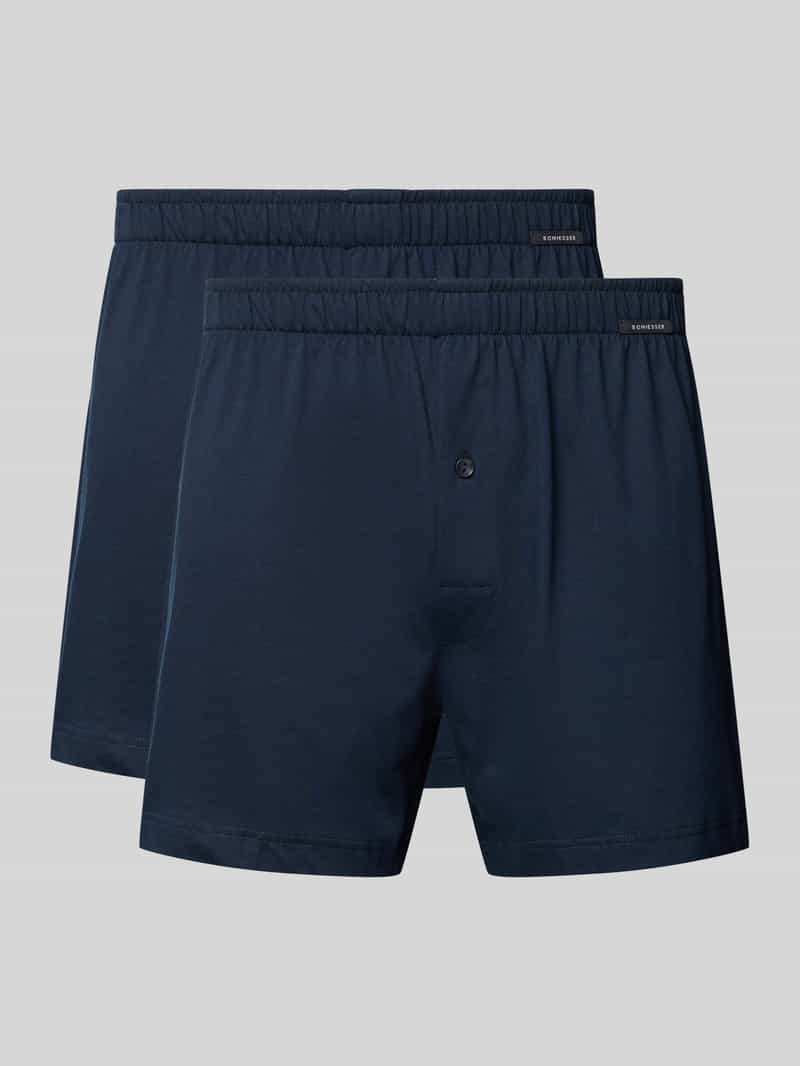 Schiesser Boxershort met elastische band in een set van 2 stuks