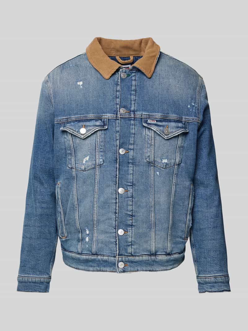 Jeansjack in used-look, model 'RYAN'