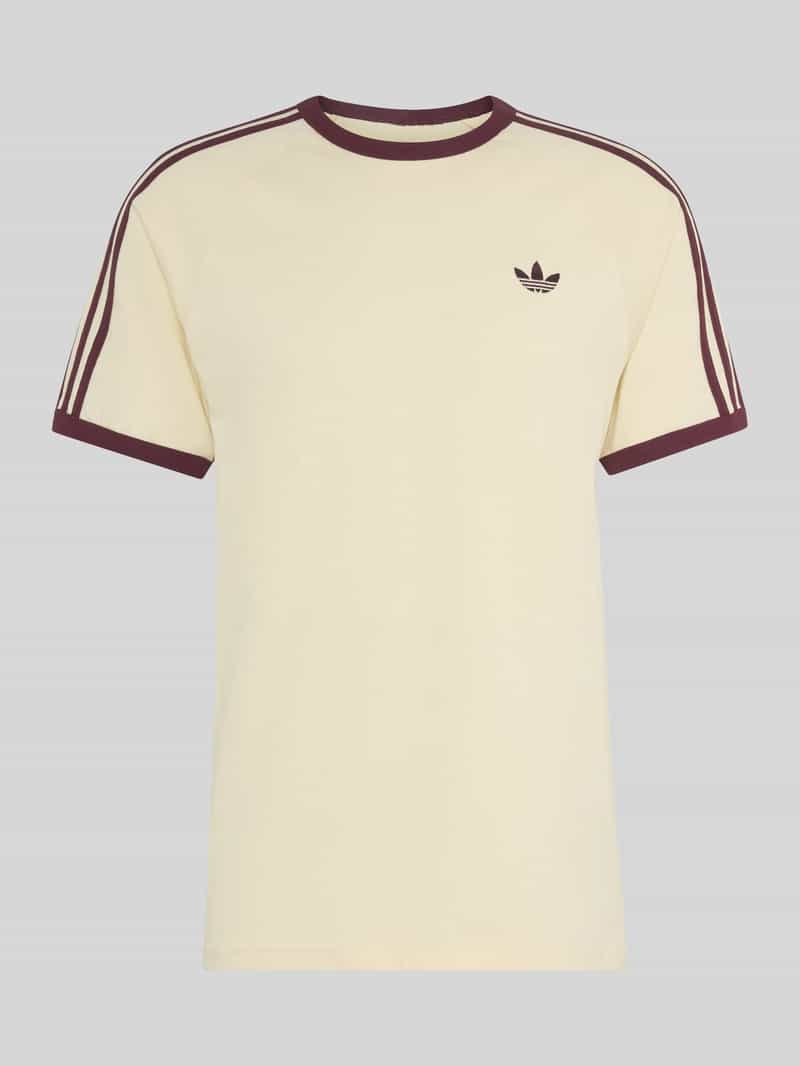 Regular fit t-shirt van puur katoen model '3S'