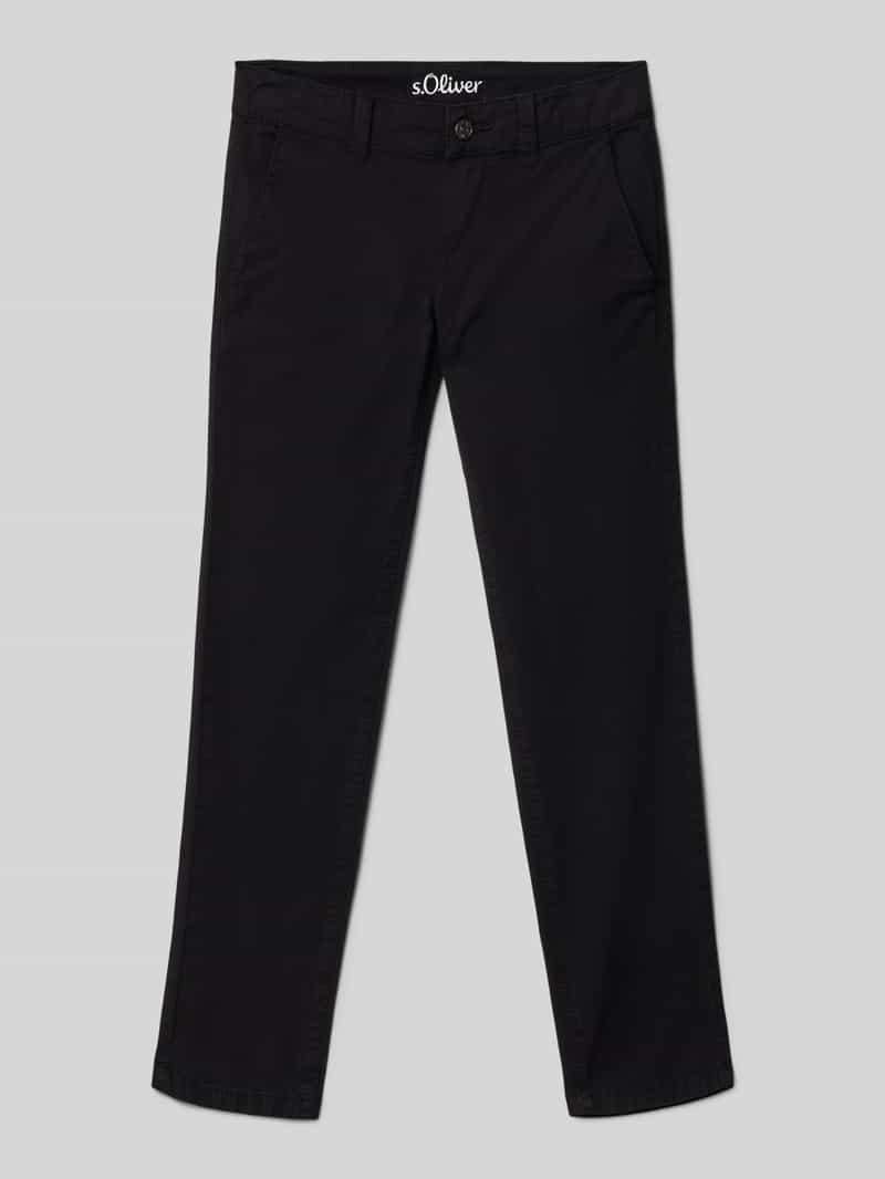 s.Oliver RED LABEL Regular fit chino met interne breedteverstelling