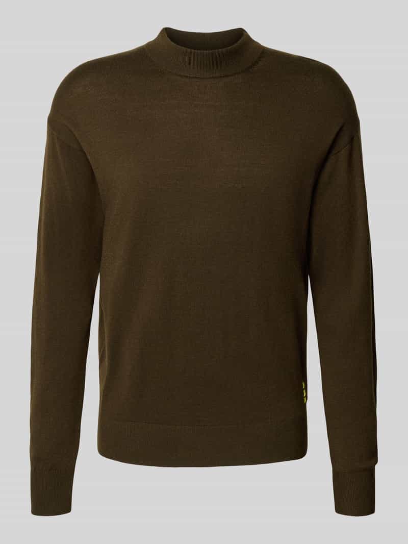 Scotch & Soda Gebreide pullover met ribboorden