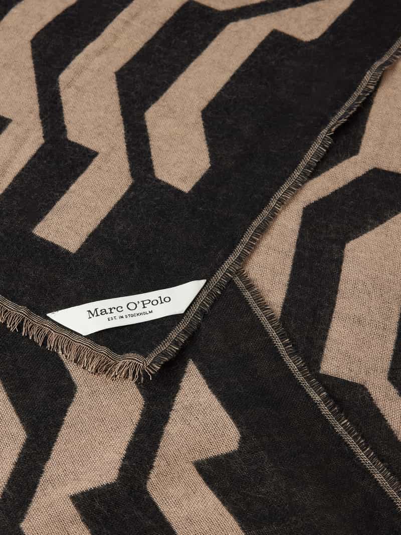 Marc O'Polo Sjaal met geometrisch motief