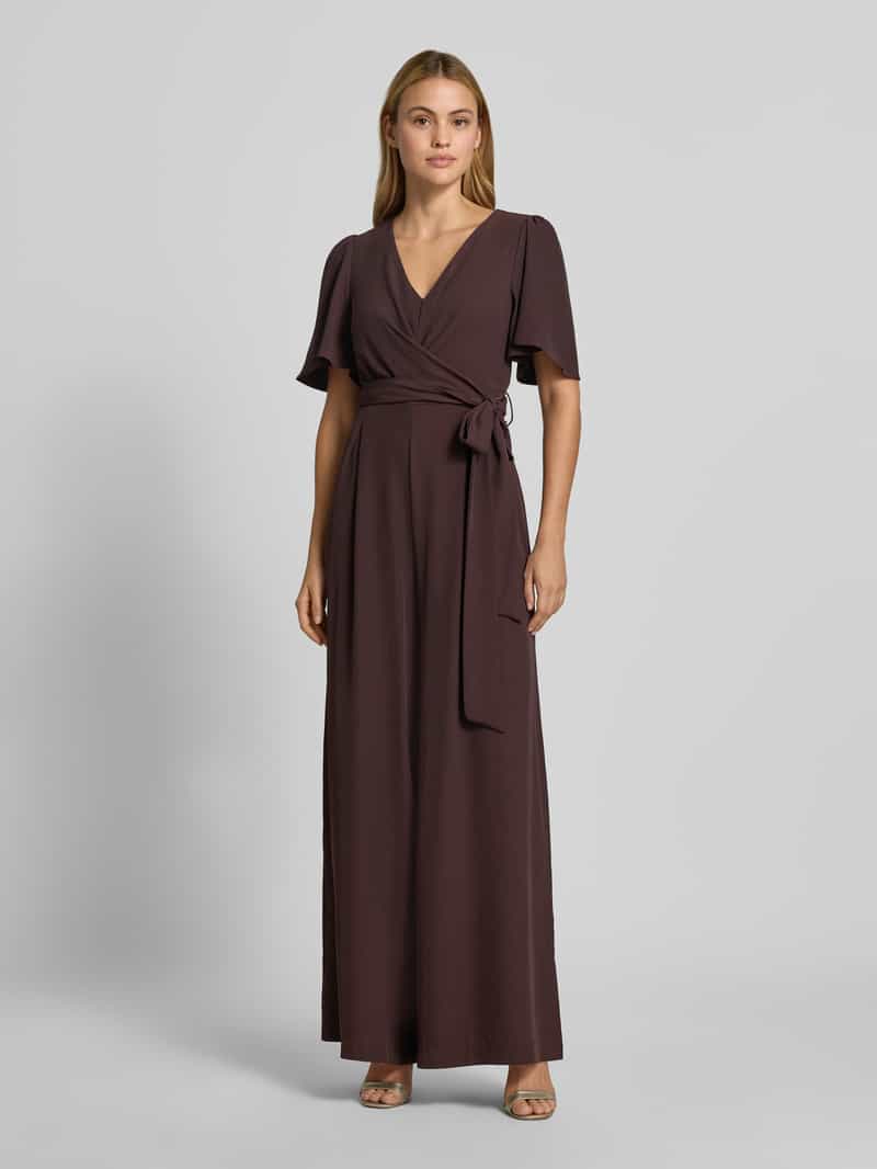 RINASCIMENTO jumpsuit met stoffen riem