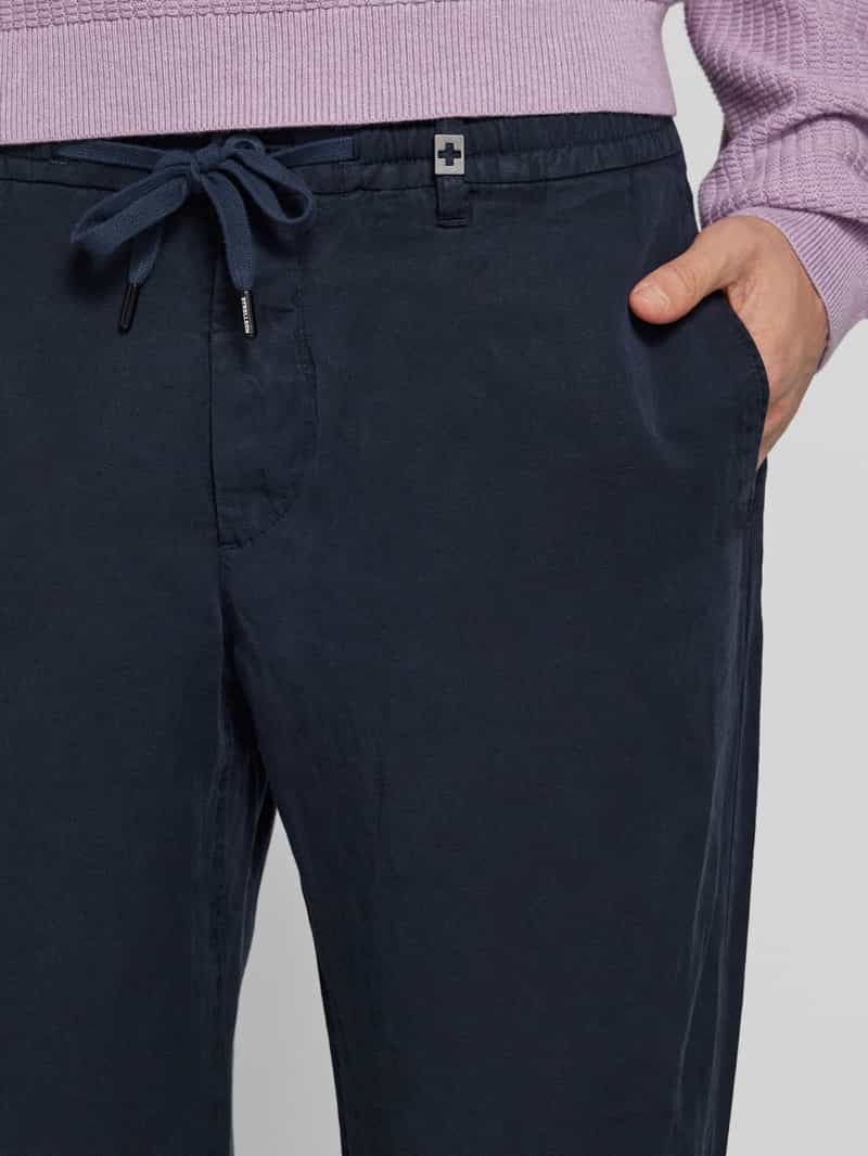 Strellson Regular fit chino met elastische band model 'Saturn'