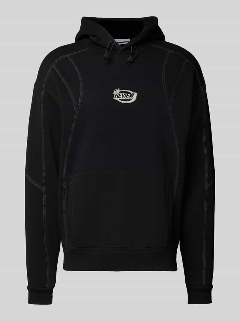 REVIEW Oversized hoodie van katoenmix