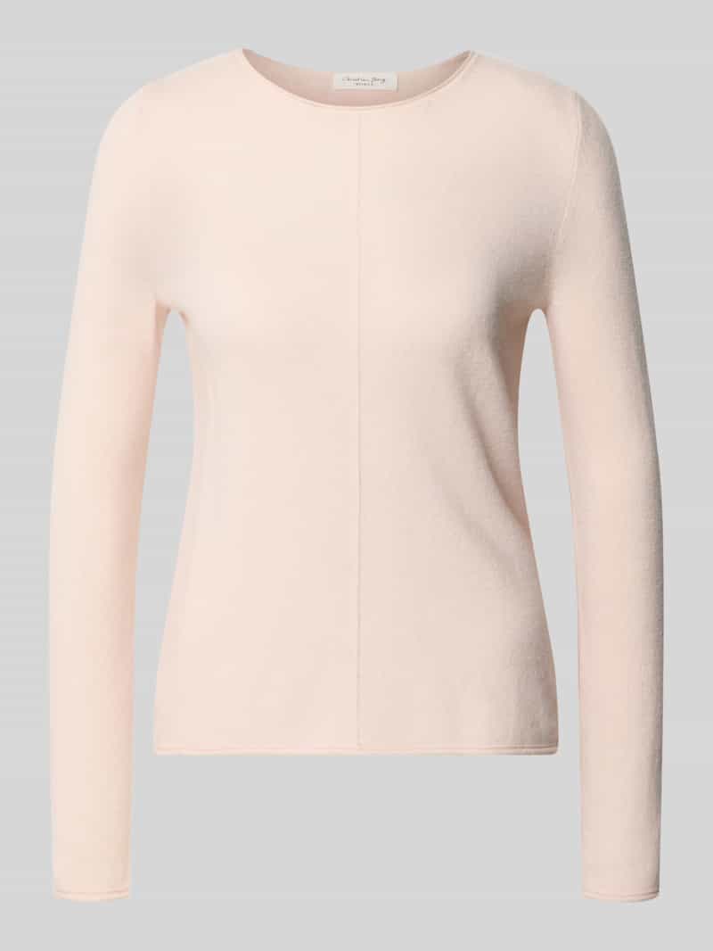 Regular fit gebreide pullover van puur kasjmier