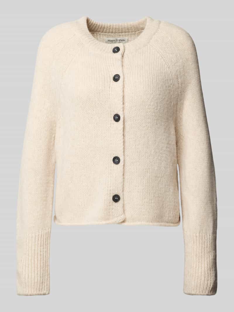 Marc O'Polo Loose fit cardigan van scheerwolmix