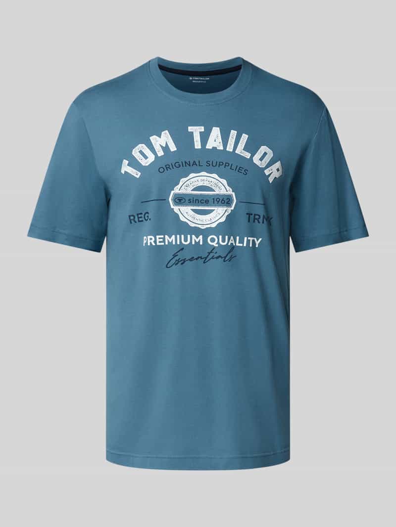 Tom Tailor Regular fit T-shirt van puur katoen