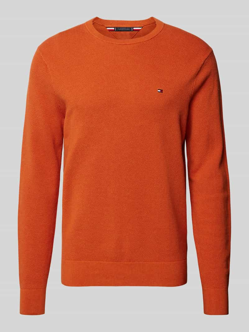 Tommy Hilfiger Gebreide pullover met ronde hals