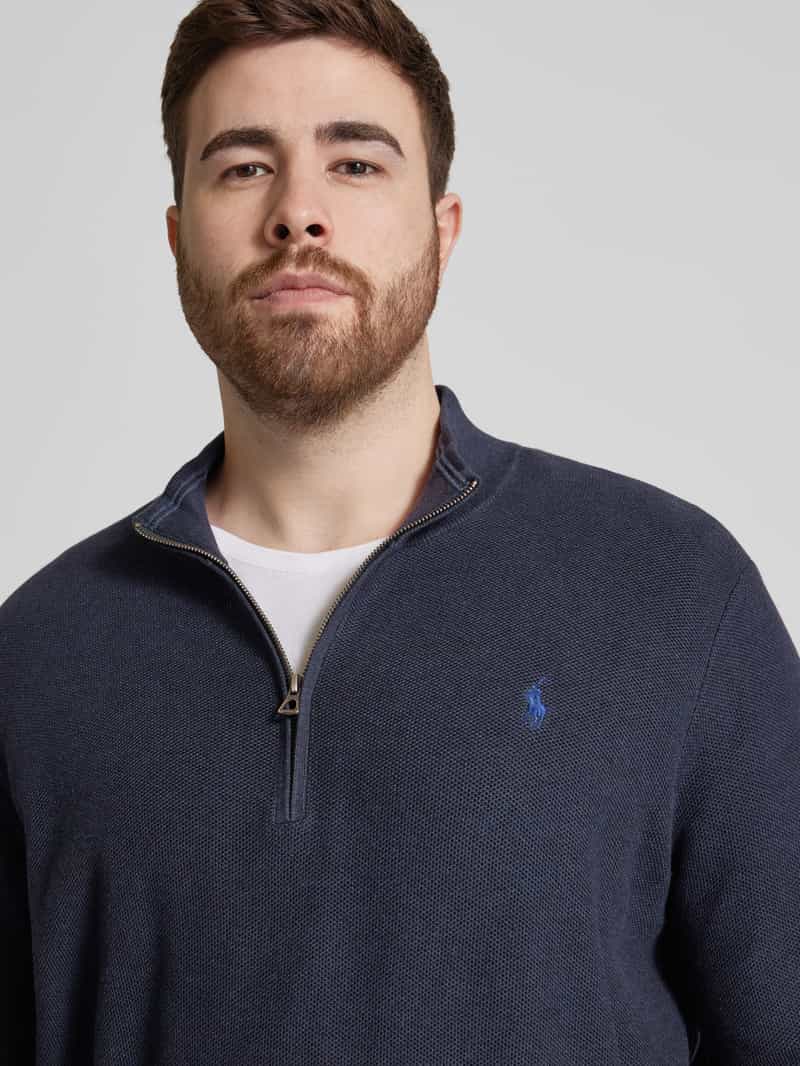Polo Ralph Lauren Big & Tall PLUS SIZE gebreide pullover met schipperskraag